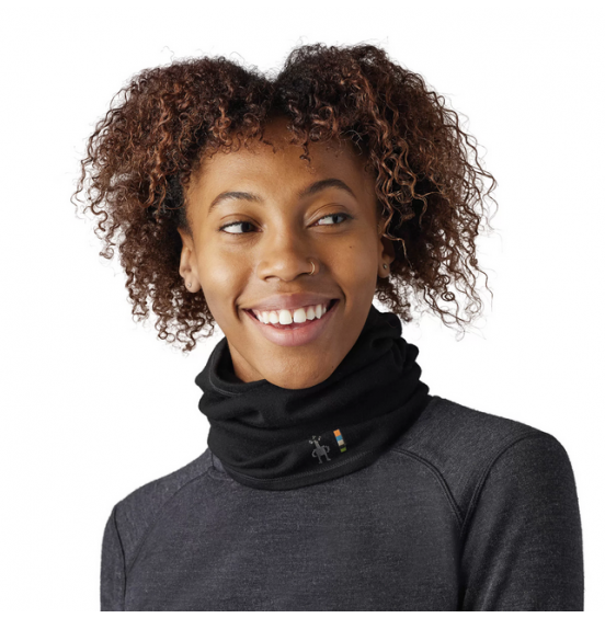 SMARTWOOL THERMAL MERINO 250 LONG NECK GAITER BLACK (SW0179990011)